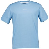 Marc O'Polo Herren T-Shirt blau Baumwolle von Marc O'Polo