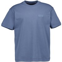Marc O'Polo Herren T-Shirt blau Baumwolle von Marc O'Polo