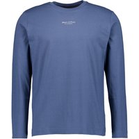 Marc O'Polo Herren Longsleeve blau Baumwolle Marc O'Polo Herren Longsleeve blau Baumwolle von Marc O'Polo