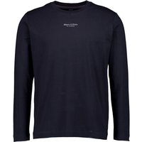 Marc O'Polo Herren Longsleeve blau Baumwolle Marc O'Polo Herren Longsleeve blau Baumwolle von Marc O'Polo