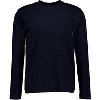 Marc O'Polo Herren Longsleeve blau Baumwolle Marc O'Polo Herren Longsleeve blau Baumwolle von Marc O'Polo