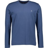 Marc O'Polo Herren Longsleeve blau Baumwolle Marc O'Polo Herren Longsleeve blau Baumwolle von Marc O'Polo