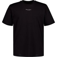 Marc O'Polo Herren T-Shirt schwarz Baumwolle von Marc O'Polo