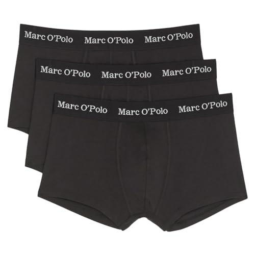 Marc O'Polo Herren Trunks | 3er Pack (DE/NL/SE/PL, Alphanumerisch, L, Regular, Regular, schwarz) von Marc O´Polo