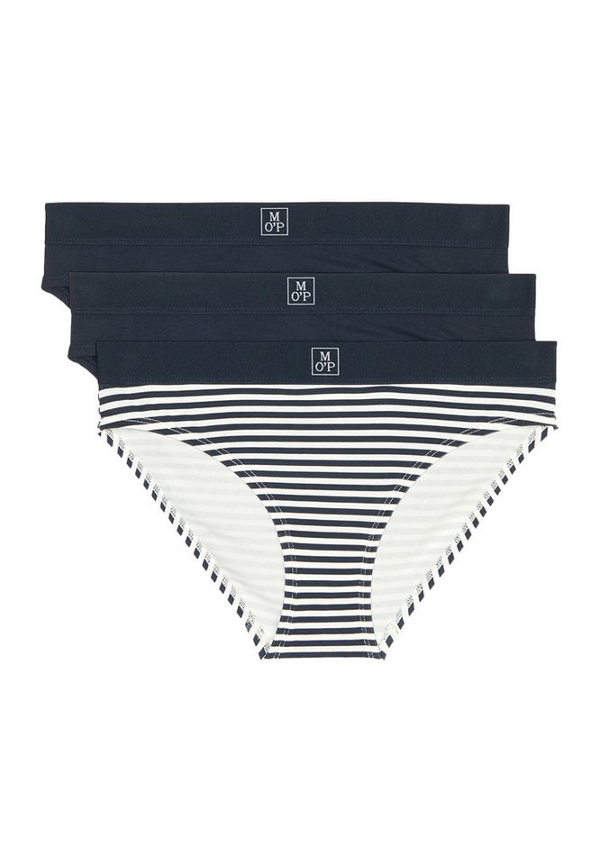 Marc O'Polo Hipster 3er Pack Essentials (Spar-Set, 3-St) Rio Slip - Baumwolle - Atmungsaktiv - Bequeme Passform von Marc O'Polo
