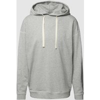 Marc O'Polo Hoodie mit Inside-Out-Nähten Modell 'FRENCH TERRY' in Mittelgrau Melange, Größe S von Marc O'Polo