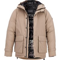 Marc O'Polo Herren Jacke beige Mikrofaser unifarben von Marc O'Polo