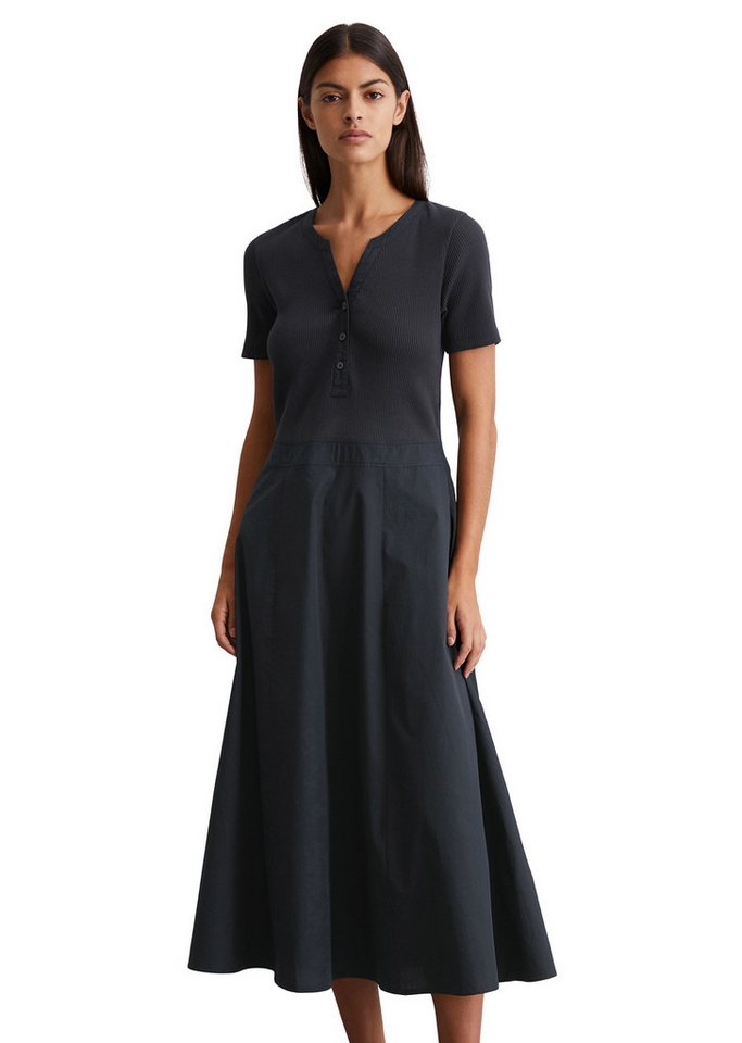 Marc O'Polo Jerseykleid mit Baumwoll-Popelinerock von Marc O'Polo