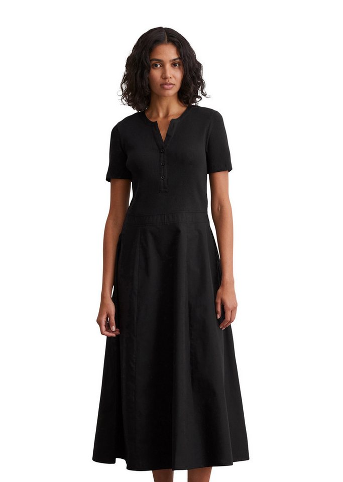 Marc O'Polo Jerseykleid mit Baumwoll-Popelinerock von Marc O'Polo