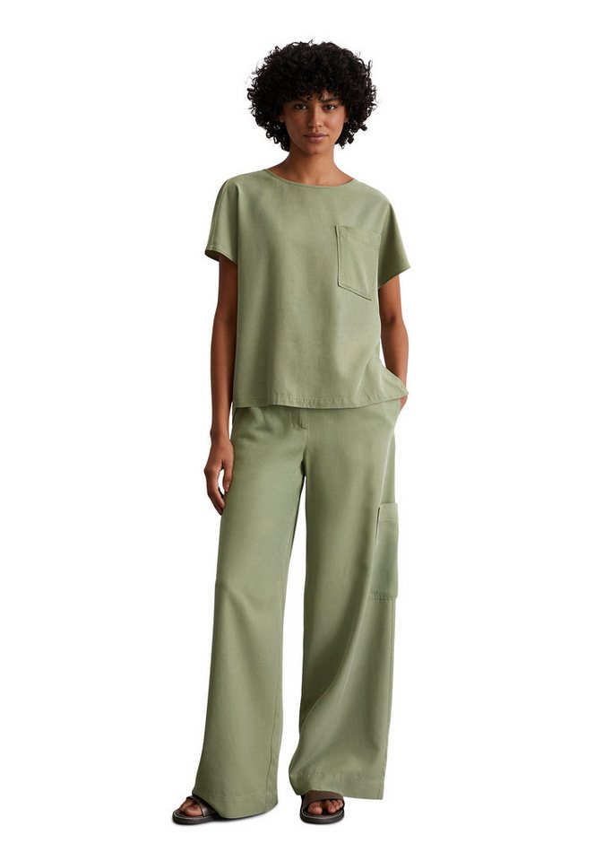 Marc O'Polo Kurzarmbluse aus TENCEL™ Lyocell von Marc O'Polo