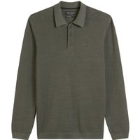 Marc O'Polo Langarm-Poloshirt aus Baumwoll-Perlstrick in S von Marc O'Polo