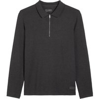 Marc O'Polo Langarm-Poloshirt mit Reißverschluss, Regular Fit in L von Marc O'Polo