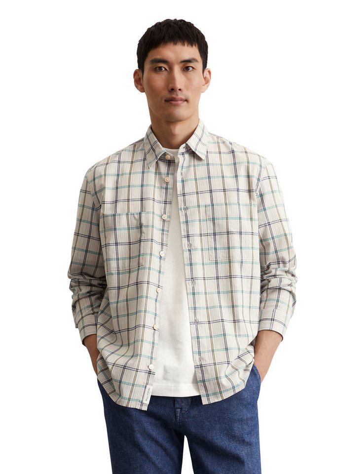 Marc O'Polo Langarmhemd aus reiner Bio-Baumwolle von Marc O'Polo