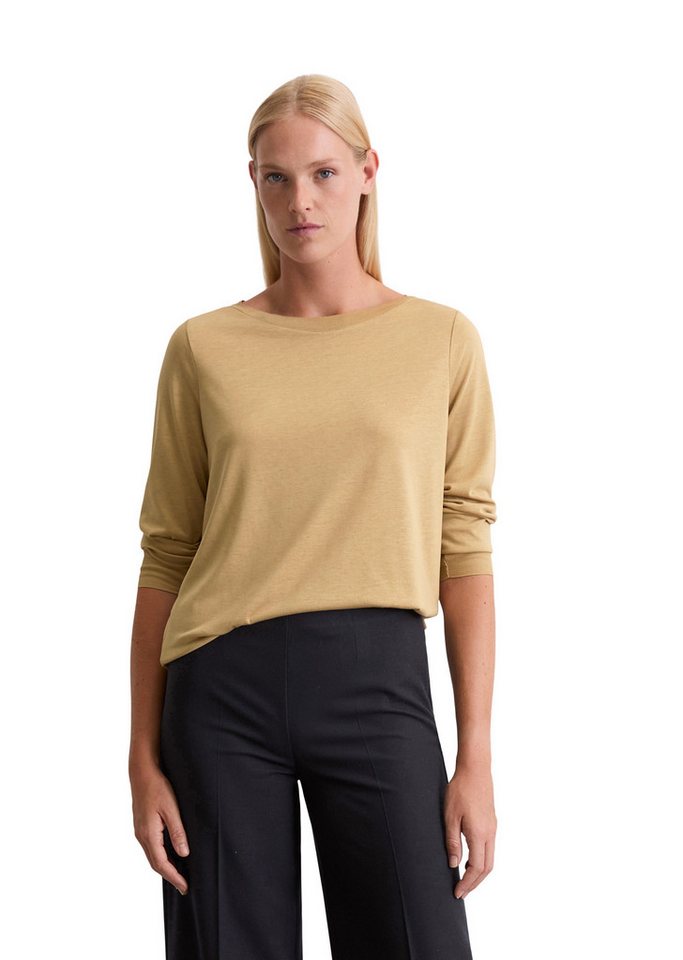 Marc O'Polo Langarmshirt aus TENCEL™ Lyocell-Baumwolle-Mix von Marc O'Polo