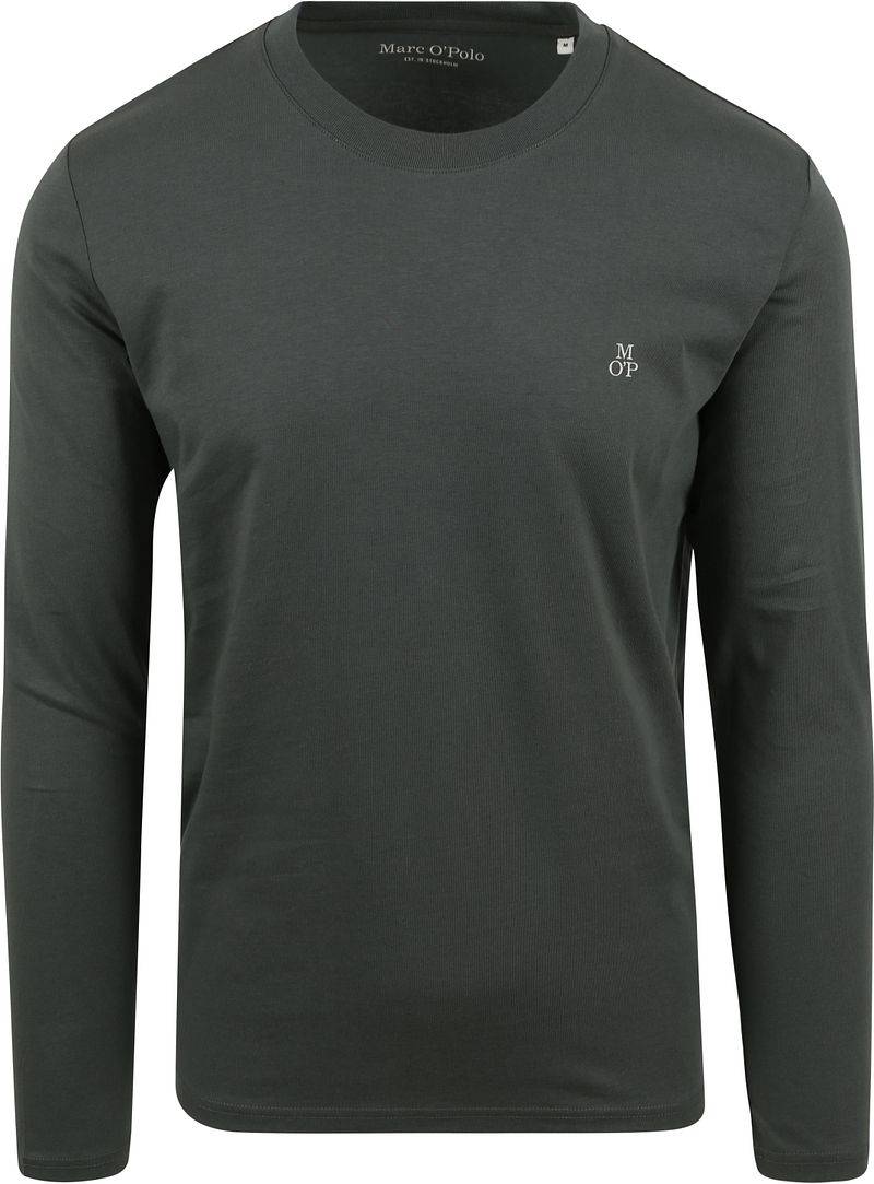 Marc O'Polo Long Sleeve T-Shirt Dunkelgrün - Größe L von Marc O'Polo