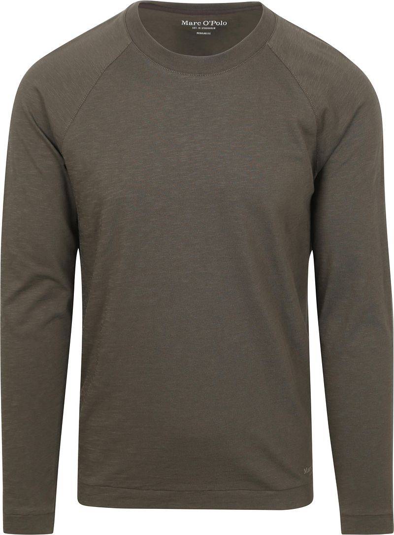 Marc O'Polo Longsleeve T-Shirt Copley Braun - Größe XXL von Marc O'Polo