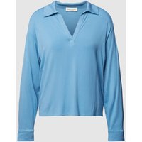 Marc O'Polo Longsleeve mit Tunikakragen in Hellblau, Größe L von Marc O'Polo