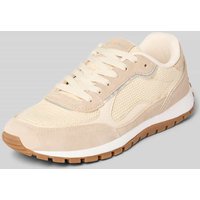 Marc O'Polo Low Top Sneaker aus Rindleder mit Strickeinsatz in Sand, Größe 36 Marc O'Polo Low Top Sneaker aus Rindleder mit Strickeinsatz in Sand, Größe 36 von Marc O'Polo