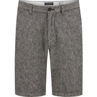 Marc O'Polo Melierte Bermudashorts aus einem Leinen-Baumwoll-Mix, Regular Fit von Marc O'Polo