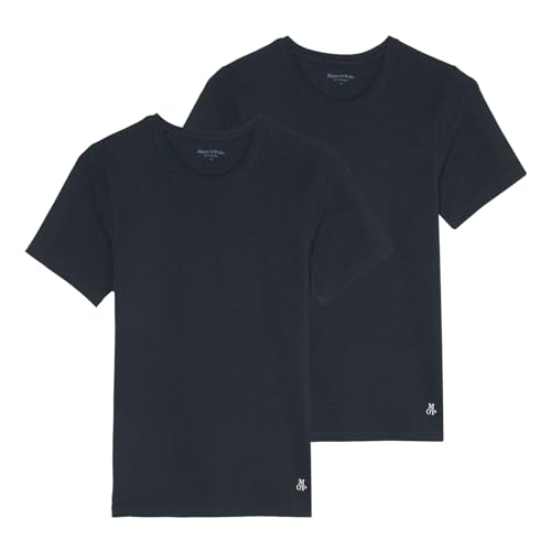 Marc O´Polo Men Essentials 2-Pack Crew Neck Shirt, Blue Marc O´Polo Men Essentials 2-Pack Crew Neck Shirt, Blue von Marc O'Polo