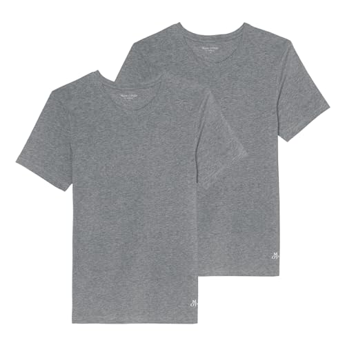 Marc O'Polo Men Essentials 2-Pack Crew Neck Shirt, Grey von Marc O'Polo