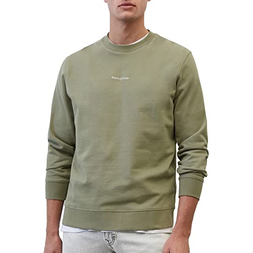 Marc O'Polo Men's 322407754444 Crewneck, Logo Embroidery at Chest von Marc O'Polo