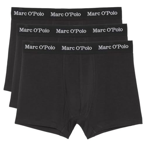 Marc O´Polo Men's Essentials 3-Pack Boxer Shorts, Black, Extra Large von Marc O´Polo