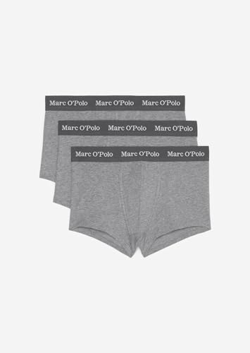 Marc O´Polo Men's Essentials 3-Pack Trunks, Grey, Large von Marc O´Polo