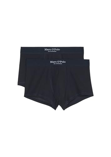 Marc O´Polo Men's Iconic Rib 2-Pack Trunks, Navy, Medium von Marc O'Polo