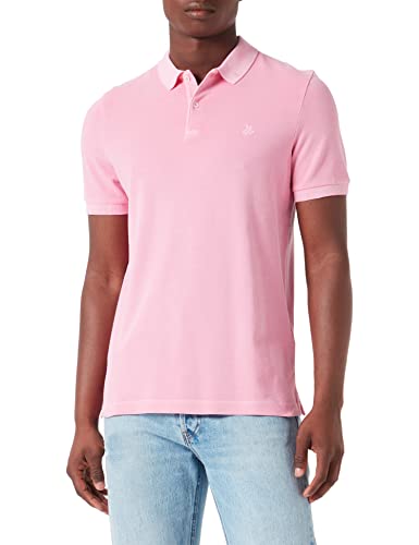 Marc O'Polo Men's M22249653190 Poloshirt, Short Sleeve, Rib Collar, easter pink, M von Marc O'Polo