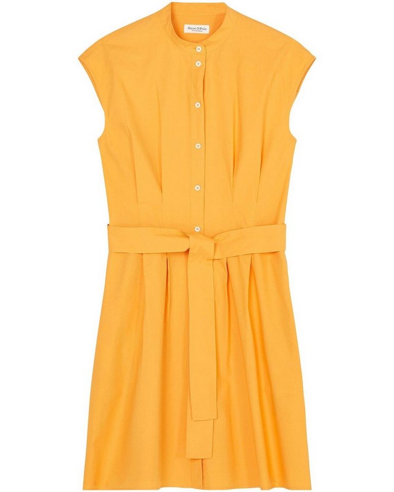 Marc O'Polo Midikleid Ärmelloses Kleid mit Bindegürtel von Marc O'Polo