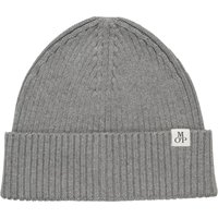 Marc O'Polo Mütze aus einem Baumwollrippstrick mit Label-Aufnäher in 0 von Marc O'Polo