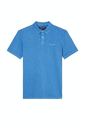 Marc O'Polo Herren Poloshirt Shaped Fit Azur (820) M von Marc O'Polo