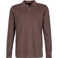 Marc O'Polo Herren Polo-Shirt braun Baumwoll-Jersey von Marc O'Polo