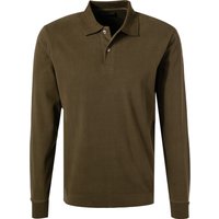 Marc O'Polo Herren Polo-Shirt grün Baumwoll-Jersey von Marc O'Polo