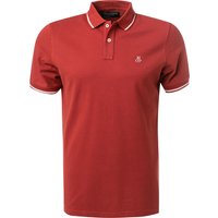 Marc O'Polo Herren Polo-Shirt rot Baumwolle von Marc O'Polo