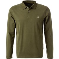 Marc O'Polo Herren Polo-Shirt grün Baumwoll-Jersey von Marc O'Polo