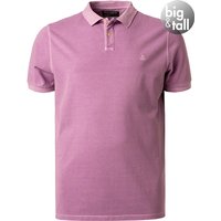 Marc O'Polo Herren Polo-Shirt violett Baumwoll-Piqué von Marc O'Polo