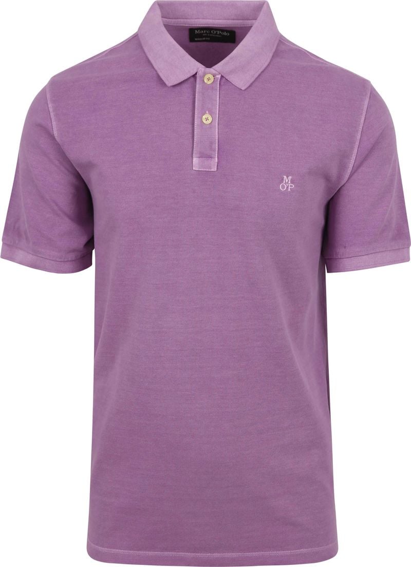 Marc O'Polo Poloshirt Faded Lila - Größe M von Marc O'Polo