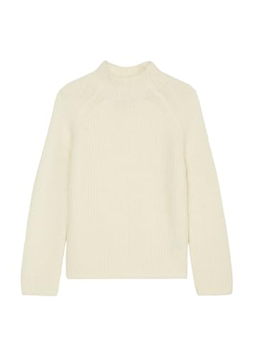 Marc O'Polo Pullover, Longsleeve, Stand-up coll Creamy White - S von Marc O'Polo