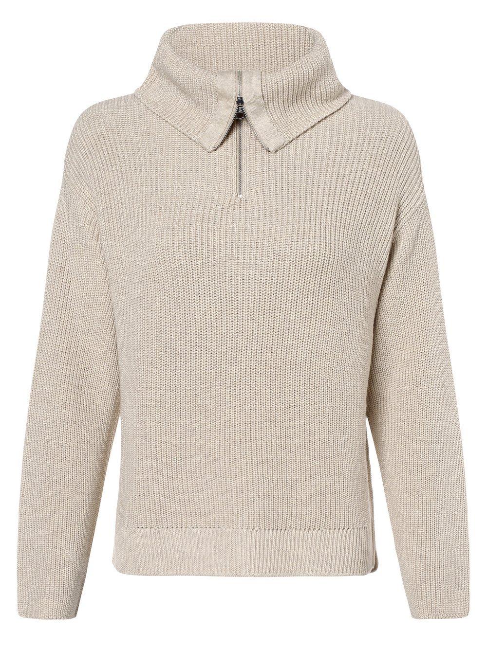 Marc O'Polo Pullover Damen Baumwolle meliert, beige von Marc O'Polo