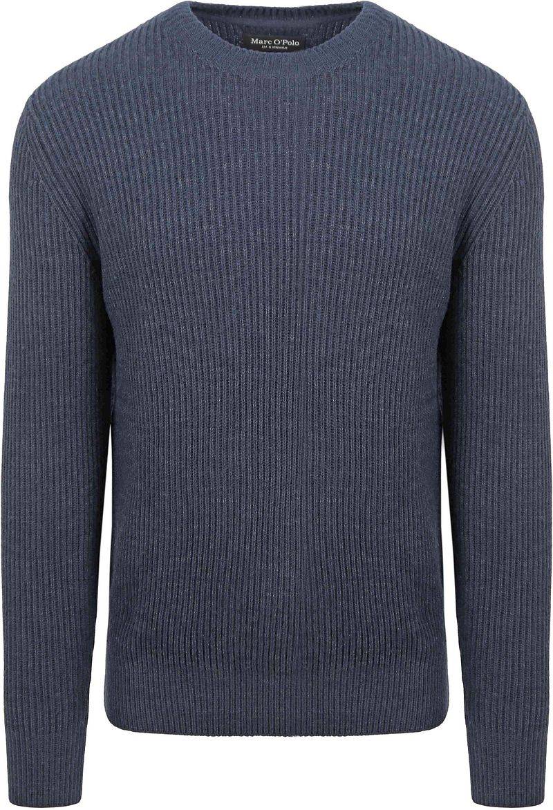Marc O'Polo Pullover Wool Blend Navy - Größe L von Marc O'Polo