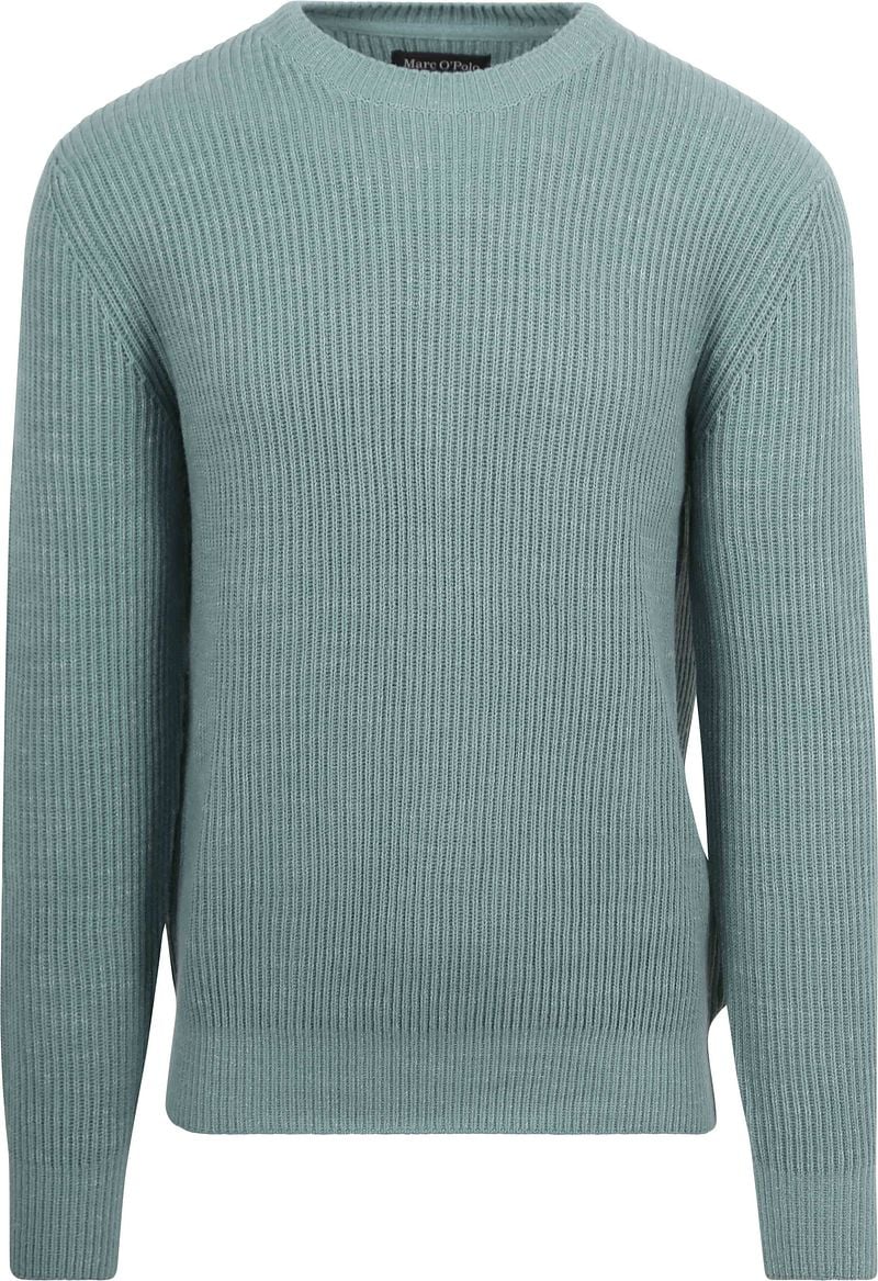 Marc O'Polo Pullover Wool Blend Stahlblau - Größe XL von Marc O'Polo