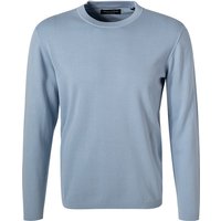 Marc O'Polo Herren Pullover blau Baumwolle unifarben von Marc O'Polo