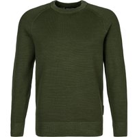 Marc O'Polo Herren Pullover grün Baumwolle unifarben von Marc O'Polo