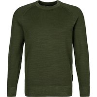 Marc O'Polo Herren Pullover grün Baumwolle unifarben von Marc O'Polo