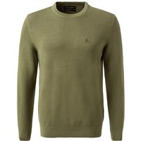 Marc O'Polo Herren Pullover grün Baumwolle unifarben von Marc O'Polo