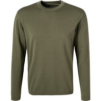 Marc O'Polo Herren Pullover grün Baumwolle unifarben von Marc O'Polo