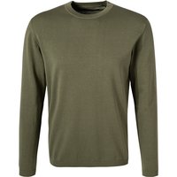 Marc O'Polo Herren Pullover grün Baumwolle unifarben von Marc O'Polo