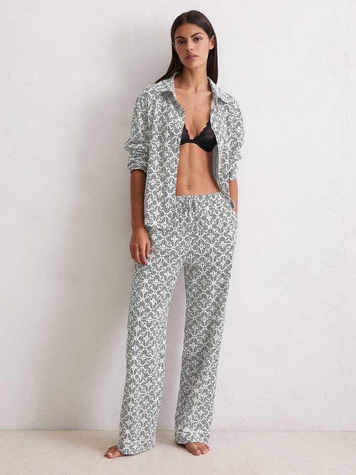 Marc O'Polo Pyjamahose Mix N Match Cotton Jersey schlaf-hose pyjama schlafmode von Marc O'Polo